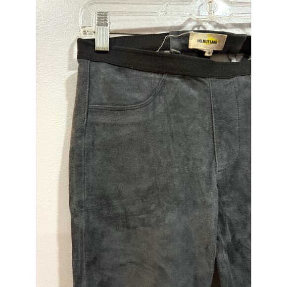 Helmut Lang Lamb Leather Leggings Size 0 - Picture 3 of 5
